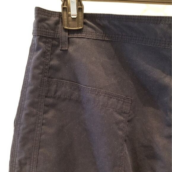 Splash Vintage Cargo Pants Navy Blue Pedal Pushers Pockets Size 16 - Picture 5 of 15